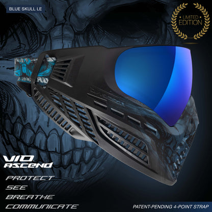 Virtue VIO Ascend Goggle - Cyan Skull