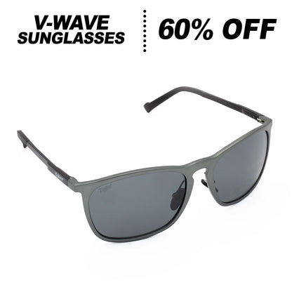 Virtue V-Wave Polarized Sunglasses - Black