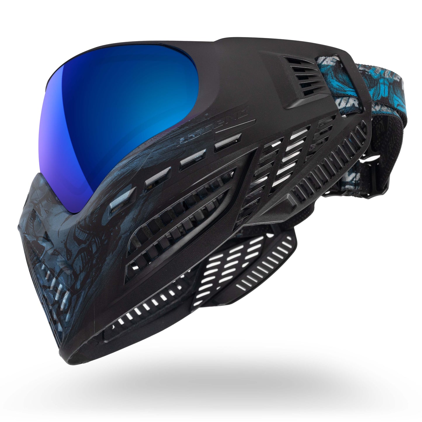 Virtue VIO Ascend Goggle - Cyan Skull