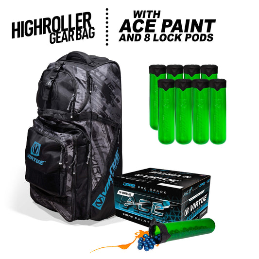 Virtue High Roller Bundle w/ Ace Paintballs & 8 170rnd Lock Pods