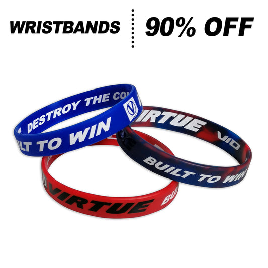 Virtue Wristbands (3-Pack) - Red/White/Blue