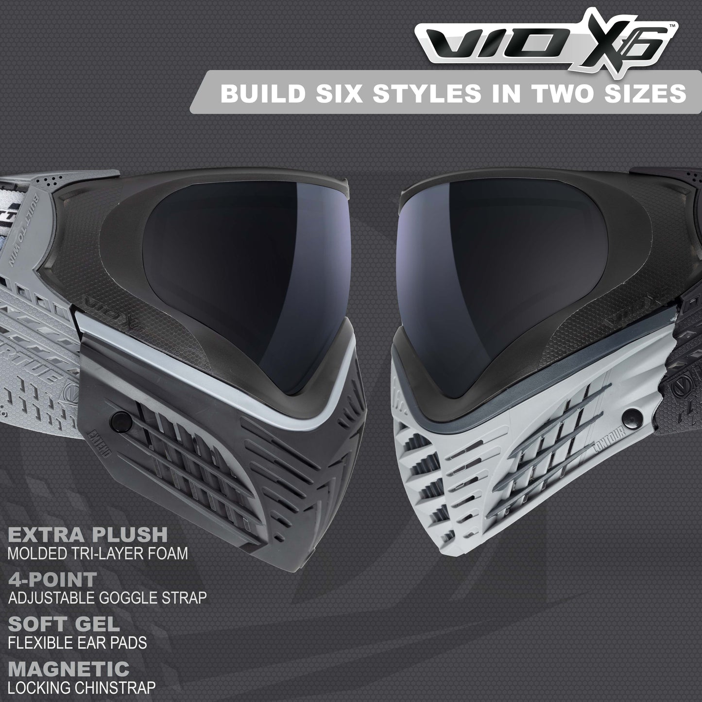 Virtue VIO X6 Goggle - Black Storm