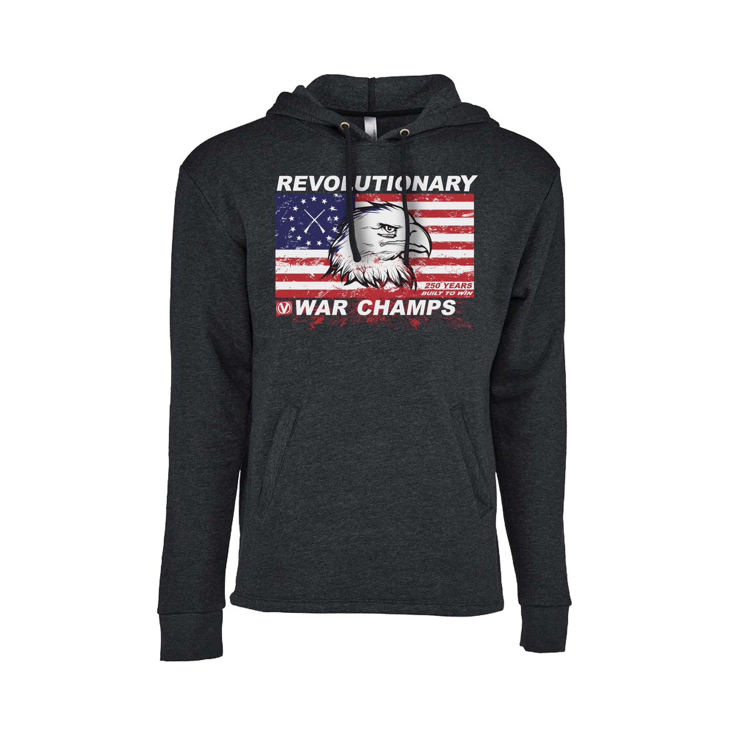 Virtue 250 Years Built to Win | War Champs Hoodie - Heather Black