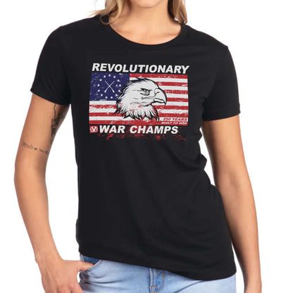 Virtue 250 Years Built to Win | War Champs Womens Tshirt - Black