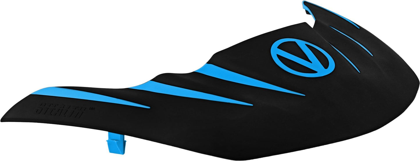 Virtue VIO Stealth Visor - Cyan/Black